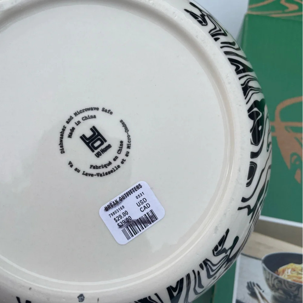 NWT Urban Outfitters Hand Ramen Bowl Set - Picture 13 of 14